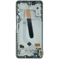 OLED Assembly With Frame for Xiaomi Mi 11i (Service Pack) (Frosty White)