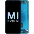 OLED Assembly With Frame for Xiaomi Mi Note 10 (Service Pack) (Aurora Green)