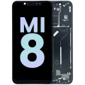 OLED Assembly With Frame for Xiaomi Mi 8 (Service Pack) (Black)