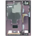 Mid-Frame Housing For Samsung Galaxy S22 Ultra (Service Pack) (Burgundy)