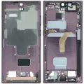 Mid-Frame Housing For Samsung Galaxy S22 Ultra (Service Pack) (Burgundy)