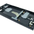 Mid-Frame Housing for Samsung Galaxy S22 Ultra (Service Pack) (Phantom Black)