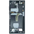 Mid-Frame Housing for Samsung Galaxy S22 Ultra (Service Pack) (Phantom Black)