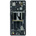 OLED Assembly With Frame for Oppo Find X5 (2022) (Service Pack) (Black)