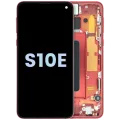 OLED Assembly With Frame for Samsung Galaxy S10e (Service Pack) (Cardinal Red)