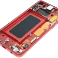OLED Assembly With Frame for Samsung Galaxy S10e (Service Pack) (Cardinal Red)