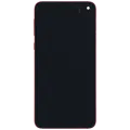 OLED Assembly With Frame for Samsung Galaxy S10e (Service Pack) (Cardinal Red)