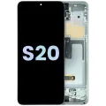 OLED Assembly With Frame for Samsung Galaxy S20 (Service Pack) (Cloud White)