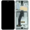 OLED Assembly With Frame for Samsung Galaxy S20 (Service Pack) (Cloud White)