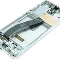 OLED Assembly With Frame for Samsung Galaxy S20 (Service Pack) (Cloud White)