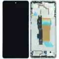 OLED Assembly With Frame for Xiaomi Poco F5 (Service Pack) (Blue)