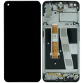 LCD Assembly With Frame for Oppo A77 5G (2022) (Service Pack) (Midnight Black)