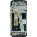 LCD Assembly With Frame for Oppo A77 5G (2022) (Service Pack) (Midnight Black)