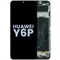 LCD Assembly With Frame for Huawei Y6P (2020) (Service Pack) (Midnight Black)