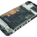 LCD Assembly With Frame for Huawei Y6P (2020) (Service Pack) (Midnight Black)