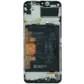 LCD Assembly With Frame for Huawei Y6P (2020) (Service Pack) (Midnight Black)