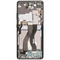 OLED Assembly With Frame For Samsung Galaxy S21 Ultra 5G (Aftermarket Plus) (120Hz) (Phantom Black)