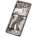 OLED Assembly With Frame For Samsung Galaxy S21 Ultra 5G (Aftermarket Plus) (120Hz) (Phantom Black)