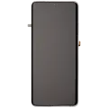 OLED Assembly With Frame For Samsung Galaxy S21 Ultra 5G (Aftermarket Plus) (120Hz) (Phantom Silver)