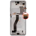OLED Assembly With Frame For Samsung Galaxy S21 Ultra 5G (Aftermarket Plus) (120Hz) (Phantom Silver)