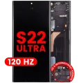 OLED Assembly With Frame For Samsung Galaxy S22 Ultra 5G (US & International Version) (Aftermarket Plus) (120Hz) (Phantom Black)