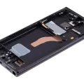 OLED Assembly With Frame For Samsung Galaxy S22 Ultra 5G (US & International Version) (Aftermarket Plus) (120Hz) (Phantom Black)