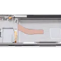 Дисплейний модуль (OLED) з рамкою для Samsung Galaxy S22 Ultra 5G (US & International Version) (Aftermarket Plus) (120Hz) (Phantom White)