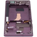 OLED Assembly With Frame For Samsung Galaxy S22 Ultra 5G (US & International Version) (Aftermarket Plus) (120Hz) (Burgundy)