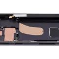 Дисплейний модуль (OLED) з рамкою для Samsung Galaxy S23 Ultra (US & International) (Aftermarket Plus) (120Hz) (Phantom Black)