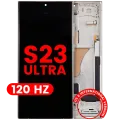OLED Assembly With Frame For Samsung Galaxy S23 Ultra (US & International) (Aftermarket Plus) (120Hz) (Cream)