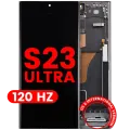 OLED Assembly With Frame For Samsung Galaxy S23 Ultra (US & International) (Aftermarket Plus) (120Hz) (Green)