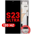 OLED Assembly With Frame For Samsung Galaxy S23 Ultra (US & International) (Aftermarket Plus) (120Hz) (Sky Blue)