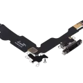 Charging Port Flex Cable For iPhone 15 Plus (Used OEM Pull) (Black)