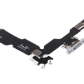 Charging Port Flex Cable For iPhone 15 Plus (Used OEM Pull) (Blue)