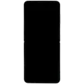 Inner OLED Assembly For Samsung Galaxy Z Flip 5G (US & International) (Used OEM Pull Grade B) (Mystic Black)