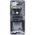 Inner OLED Assembly For Samsung Galaxy Z Flip 5G (US & International) (Used OEM Pull Grade B) (Mystic Black)