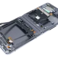 Inner OLED Assembly For Samsung Galaxy Z Flip 5G (US & International) (Used OEM Pull Grade B) (Mystic Black)