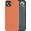 Back Glass For Google Pixel 4 (Genuine OEM) (Oh So Orange)