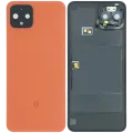 Back Glass For Google Pixel 4 (Genuine OEM) (Oh So Orange)
