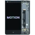 LCD Assembly With Frame For BlackBerry Motion (Genuine OEM) (Grey Aluminum)