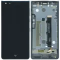 LCD Assembly With Frame For BlackBerry Motion (Genuine OEM) (Grey Aluminum)