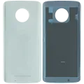 Back cover Glass For Motorola Moto G6 (XT1925 / 2018) (Genuine OEM) (Silver)