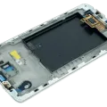 LCD Assembly With Frame For LG G3 (Genuine OEM) (White)