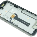 LCD Assembly With Frame For Blackview BV9900 Pro (Used OEM Pull : Grade A) (Black)