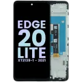 OLED Assembly With Frame For Motorola Edge 20 Lite (XT2139-1 / 2021) (Genuine OEM) (All Colors)