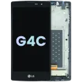 LCD Assembly With Frame Compatible For LG G4c (Genuine OEM) (Black)