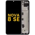 LCD Assembly With Frame For Huawei Nova 8 SE (2020) (Refurbished) (Black)