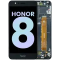 LCD Assembly With Frame Compatible For Honor 8 (2016) (Genuine) (Black)