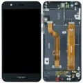 LCD Assembly With Frame Compatible For Honor 8 (2016) (Genuine) (Black)