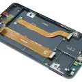 LCD Assembly With Frame Compatible For Honor 8 (2016) (Genuine) (Black)
